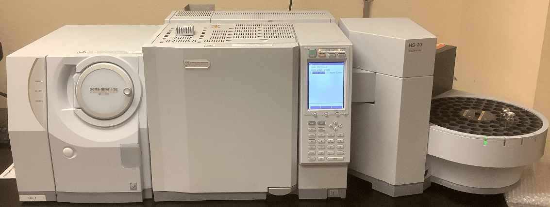 SHIMADZU GC MS QP 2010 SE GS Chromatography GC 2010 Plus HEADSPACE ACE SAMPLER HS 20